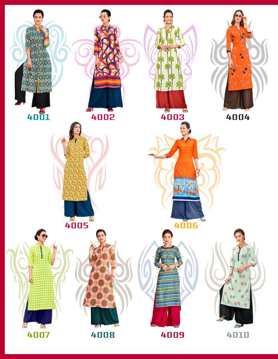 Gardencity Vol-4 Diya Trends Straight Mall Concept Kurti Gardencity Vol-4 Diya Trends Straight Mall Concept Kurti